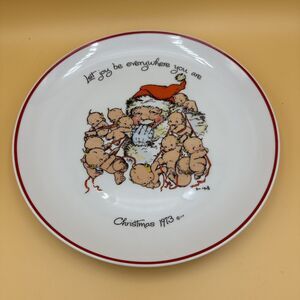 10.5" Kewpie Collector Plate, commemorative edition, Christmas 1973 by Cameo